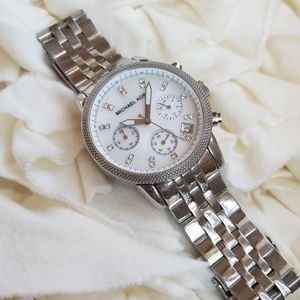 Michael Kors Womens Silver Watch